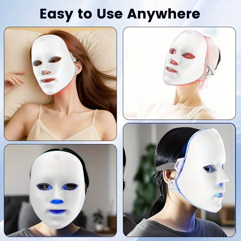 7-Colour LED Facial Beauty Mask